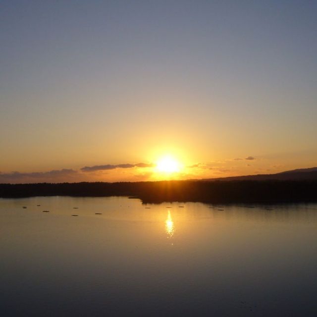 夕日と湖の宿 あおきや