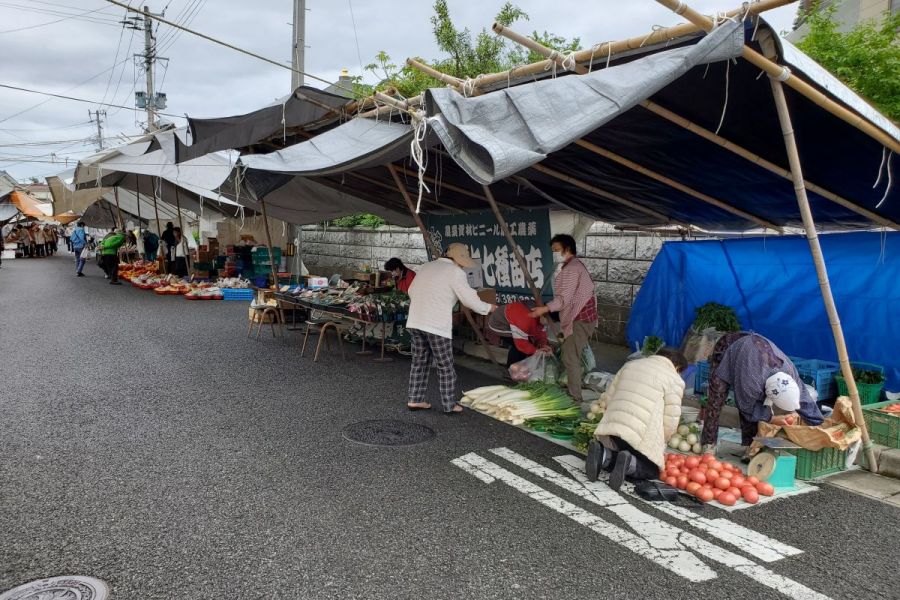 市場の様子