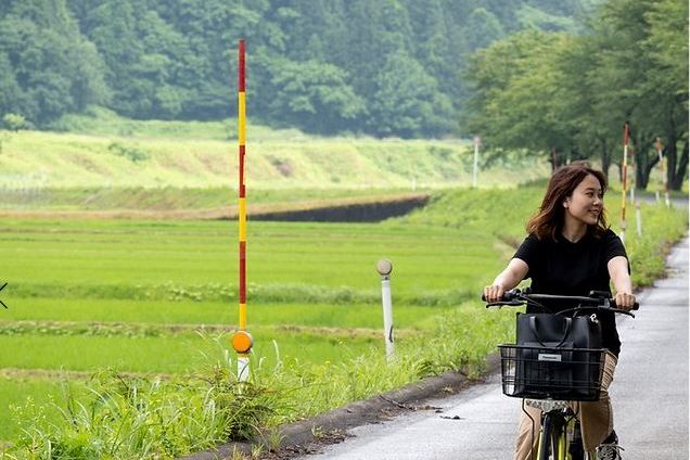 田園風景を堪能！里山街道レンタサイクル