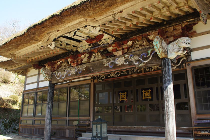 日蓮宗の霊跡寺院、山号は妙法華山。