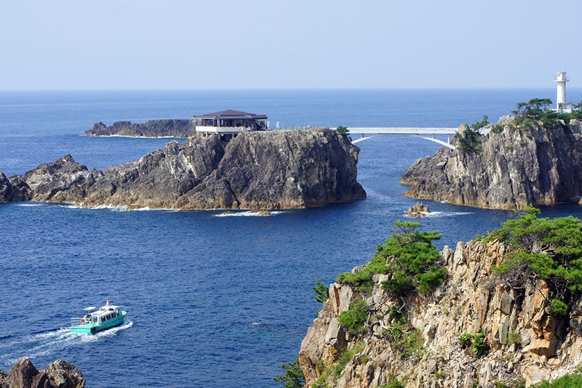 通称“まちこ橋”を渡ったところに展望台があります。