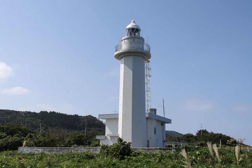 現在の灯台は1990年築の2代目。