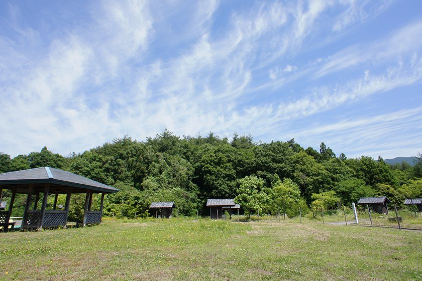 敷地内には子供用プール、アスレチックもあります。