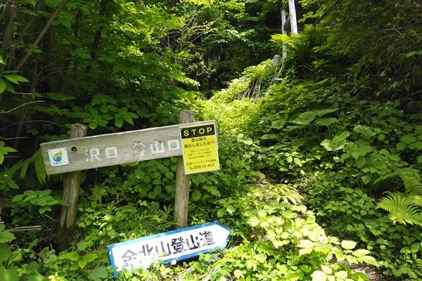 金北山・沢口登山口