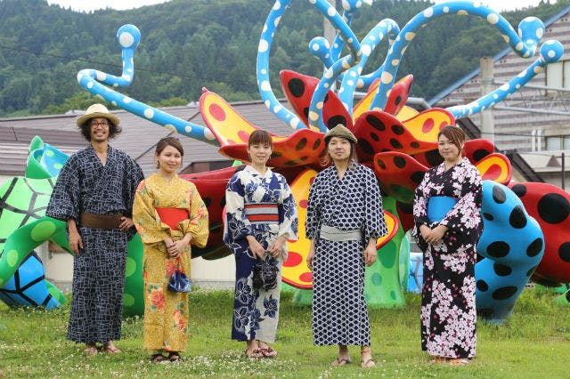 浴衣でめぐる大地の芸術祭！浴衣レンタルプラン