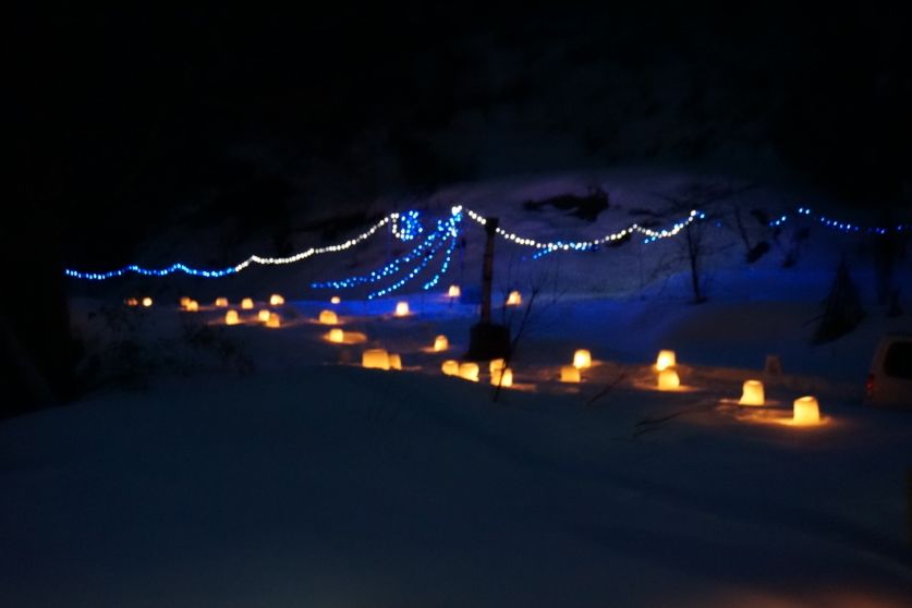 弘法大師堂霊塩水祭礼　百八灯祭【大雪のため中止】
