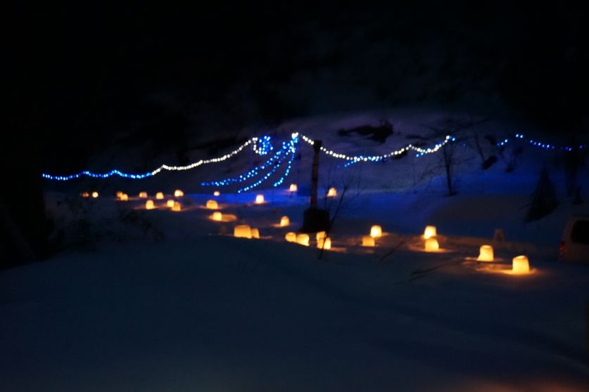 弘法大師堂霊塩水祭礼　百八灯祭