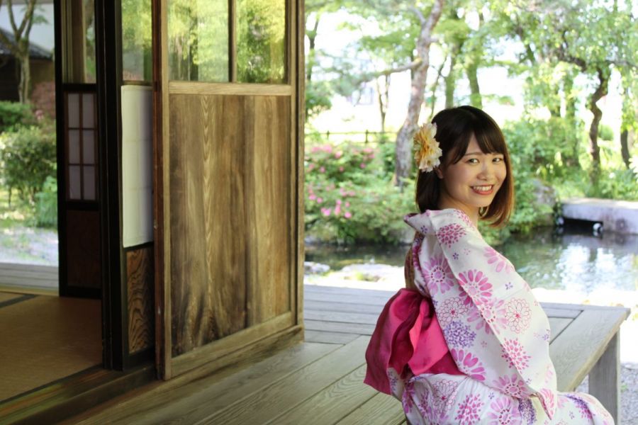 ゆかたのレンタルもあります。女子旅にどうぞ！