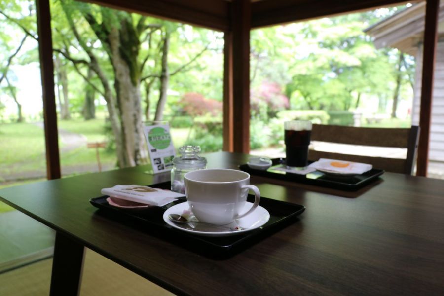東桂苑ではカフェもあります。