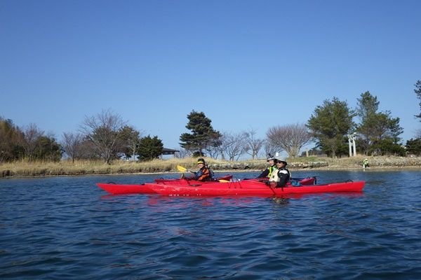 風光明媚・新潟県で一番大きな天然湖「加茂湖」でカヤック/SUP体験！