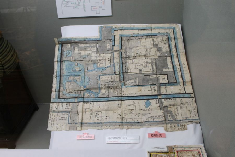 村松御城絵図面