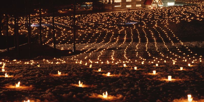 イルミネーション 雪灯りイベント