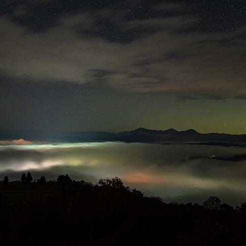 オーロラ雲海