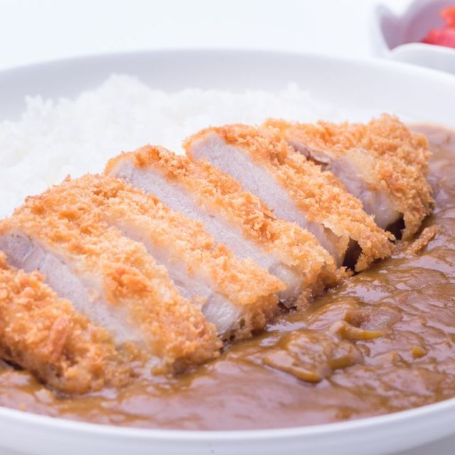 越後もち豚カツカレー／エーデルワイス