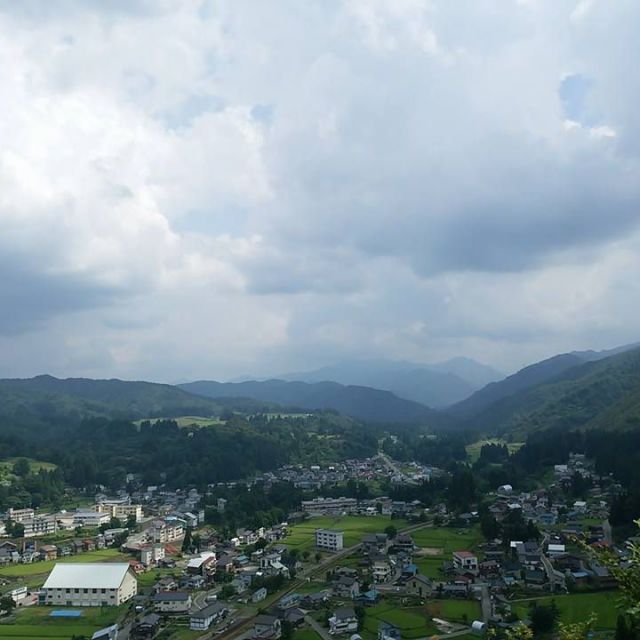 天気がよければ、浅草岳も見えます。