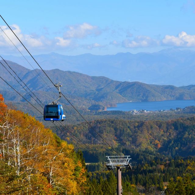 野尻湖を見ながら天空遊覧