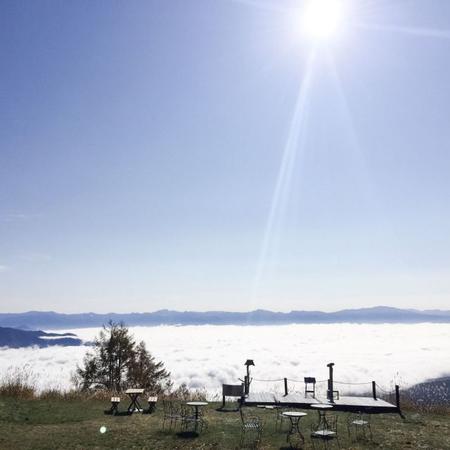 気温が低い朝は、雲海が見えることも