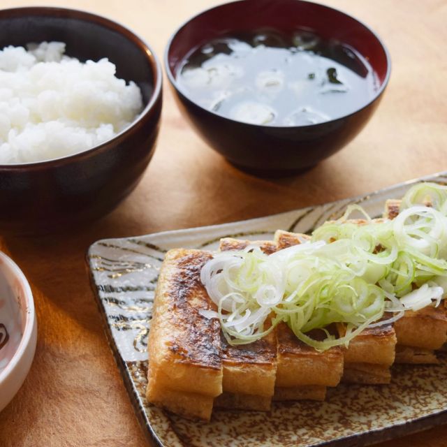 油揚げ焼定食