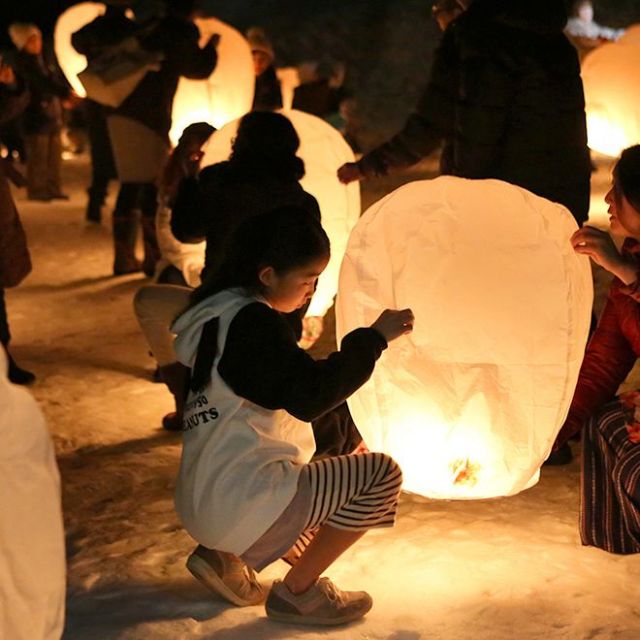低い姿勢で空気があたたまるのを待ちます