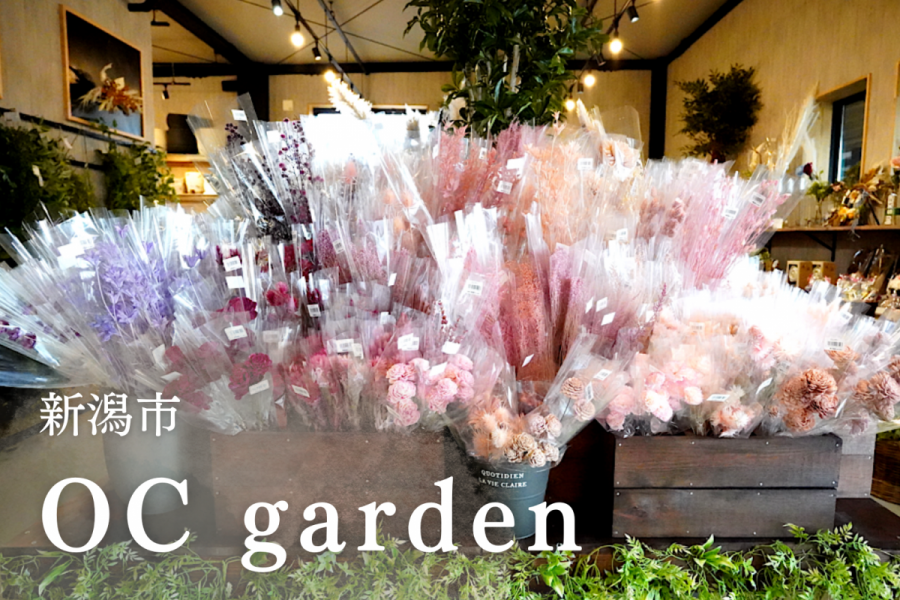 西蒲区に誕生したお花とカフェの複合施設！OC garden／新潟市