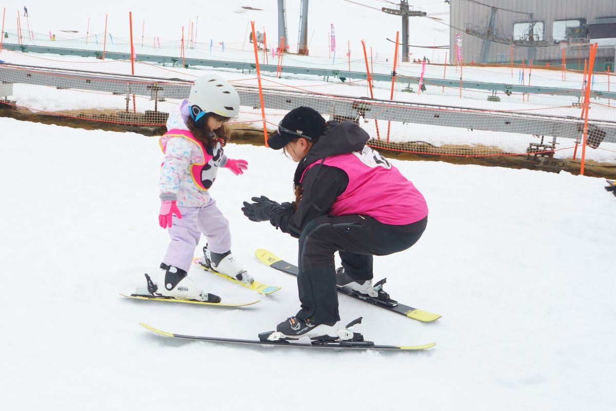 苗場スキー場でパンダルマンキッズスクールを体験してきました／湯沢町