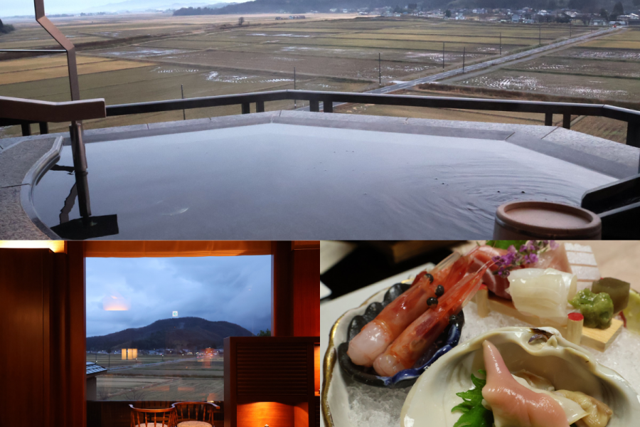 ラグジュアリーな宿で美しい田園風景をひとり占め　新潟空港から行ける温泉宿巡り・月岡温泉編／新発田市