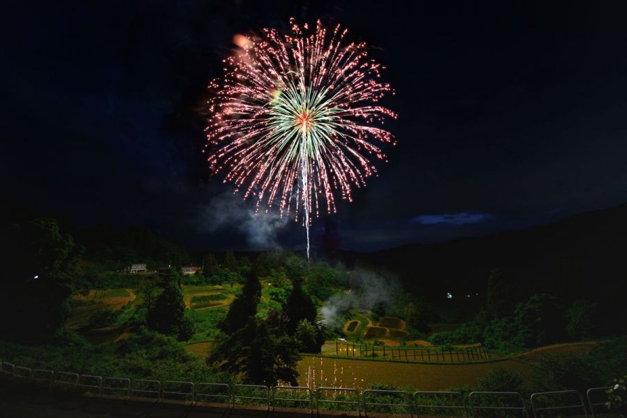 初開催！棚田・棚池あかりのページェント／長岡市