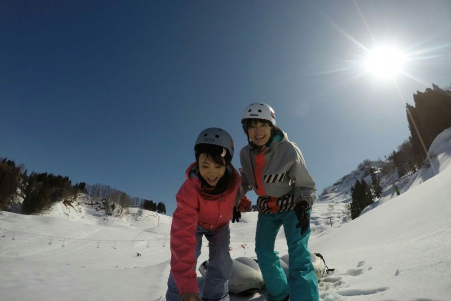 松之山温泉スキー場でスノーアクティビティ体験！！