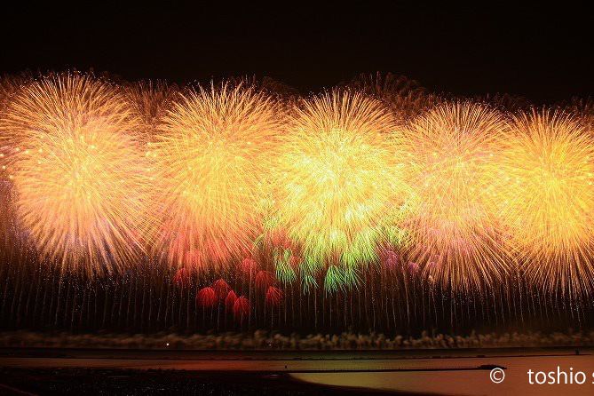 『海の柏崎』の大花火