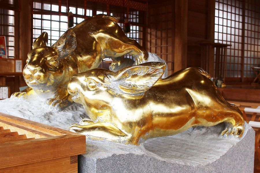 来年の初詣はうさぎだらけの「光兎神社」がおすすめ！／関川村