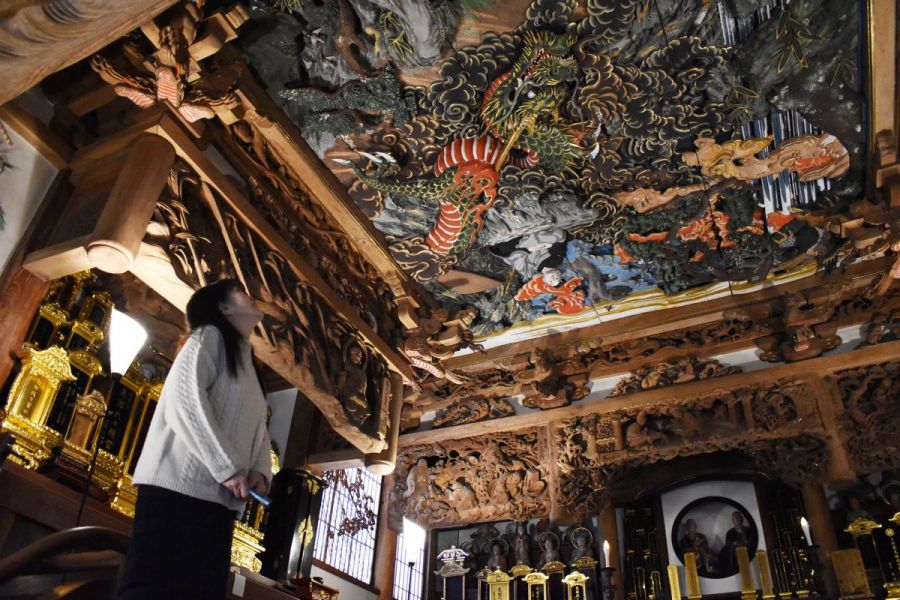 冬の西福寺で石川雲蝶を独り占め。なんと贅沢な／魚沼市