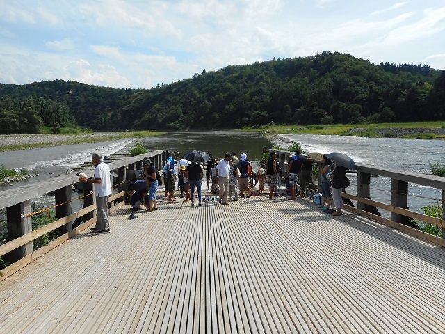 越後川口やな場