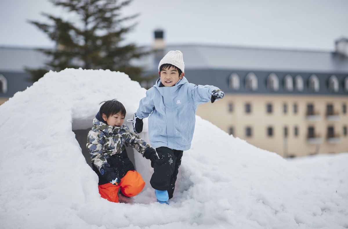 たくさんの雪は、楽しさもいっぱい！ 滑れなくても、滑らなくても