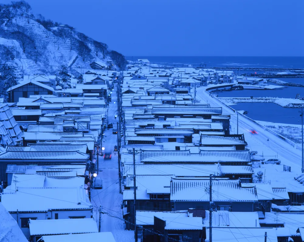 冬の出雲崎