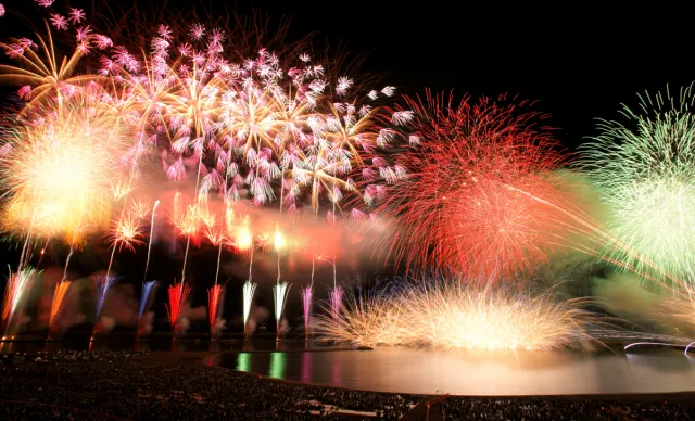光の花が夜空を彩る！越後三大花火！！