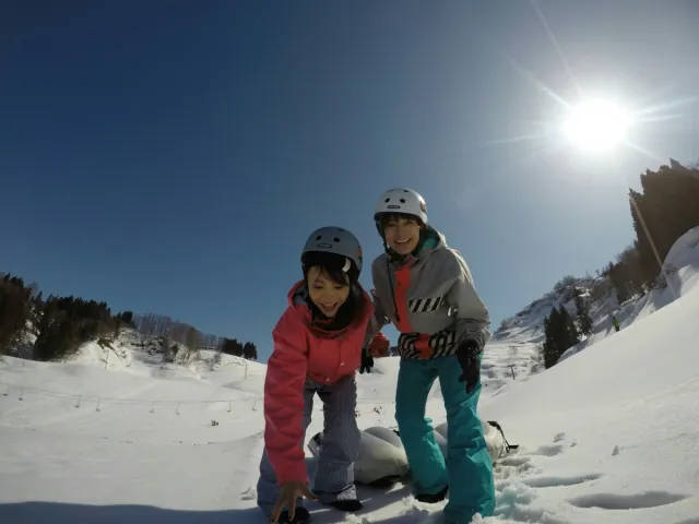 松之山温泉スキー場でスノーアクティビティ体験！！