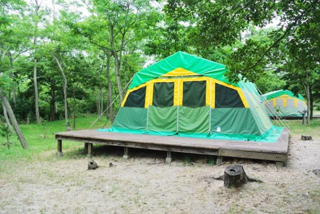 新潟市「海辺の森キャンプ場」へ行ってみた。