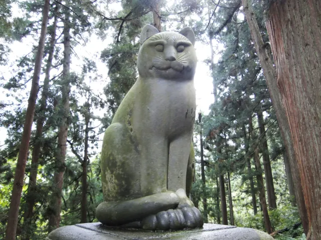にゃんとも不思議！！狛犬ならぬ狛猫がある神社「南部神社」に行ってみた／長岡市
