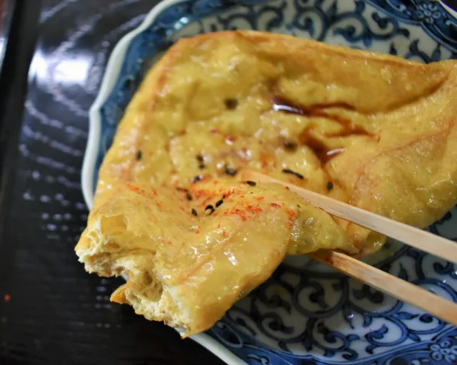 揚げたての三角揚げが食べたい／阿賀野市