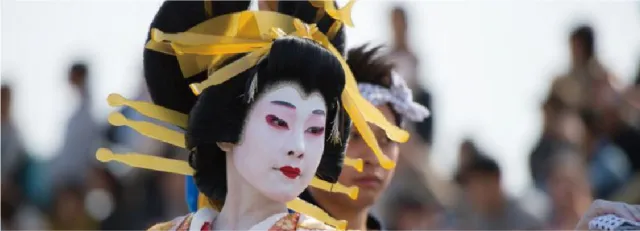 つばめ桜まつり 分水おいらん道中