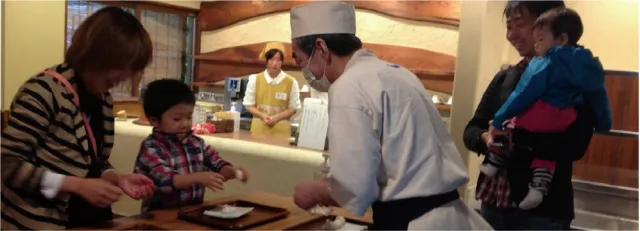 団子作り体験（江口だんご本店）