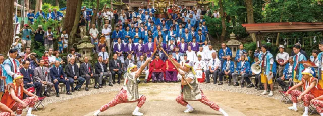 関山神社火祭り