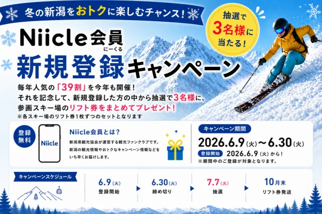Niicle会員新規登録キャンペーン