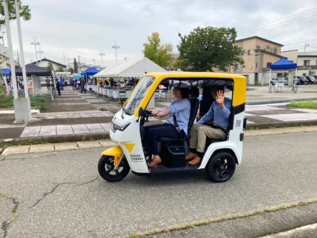 【十日町市】三輪の小型モビリティ「EVトゥクトゥク」のレンタルを開始します