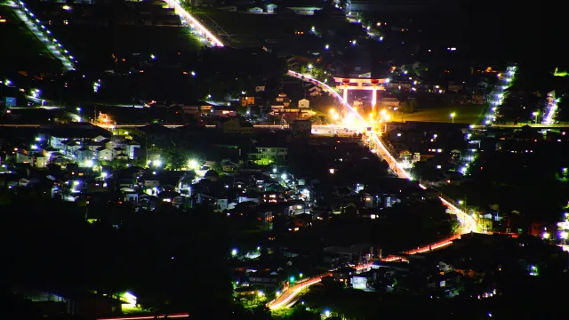 弥彦山 夜景＆星空クルーズ