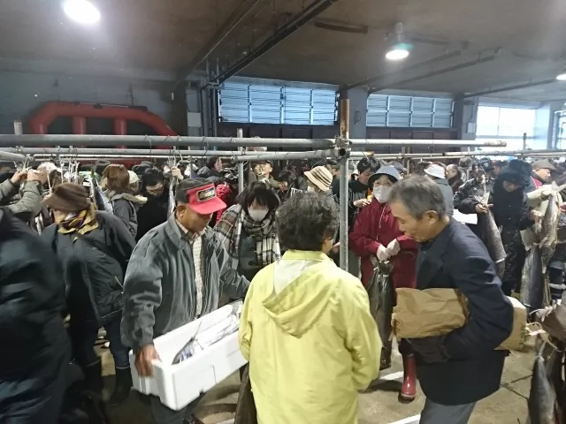 【2025年開催中止】塩引き鮭・新巻鮭 即売会