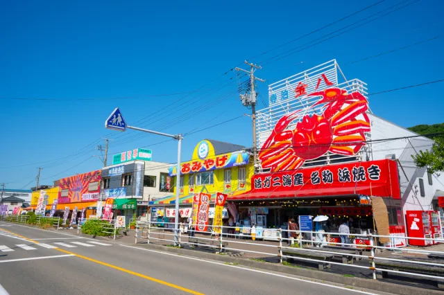 寺泊魚の市場通り(魚のアメ横)