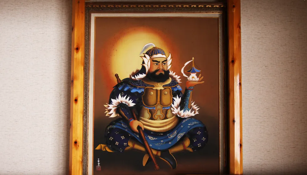 「佐渡七福神巡礼コース」でもあり、毘沙門天を祀っています。