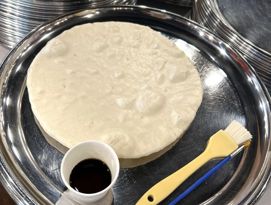 せんべい手焼き体験