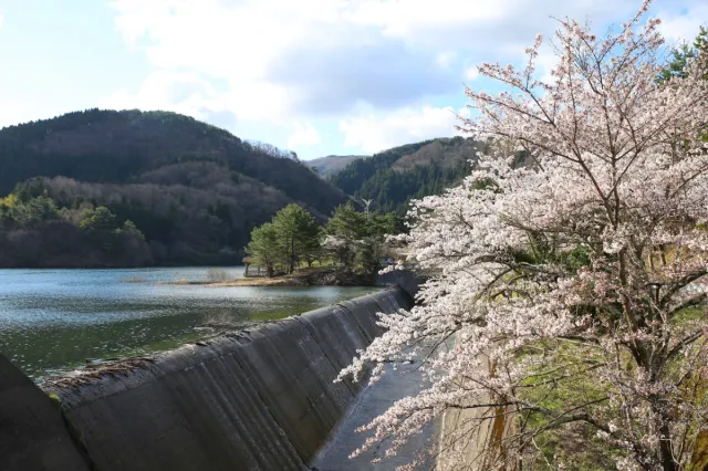 新穂ダム湖